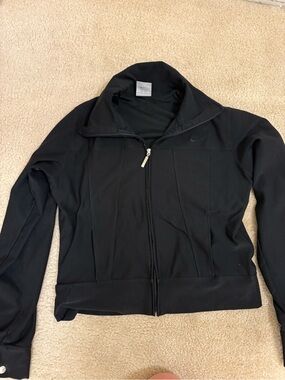 Nike Women's Black Full-Zip Bomber Jacket